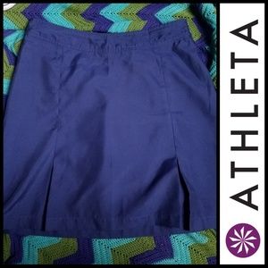 NWOT!Lightweight Blue Athleta Skort sz 6